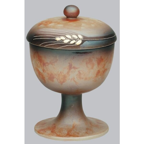 Ziborium - Keramik  braun