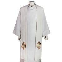 Priesterstola - maschinengestickt, modernes Kreuz