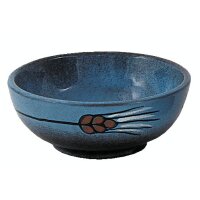 Hostienschale - Keramik  blau