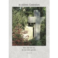 Doppelkarte - In stillem Gedenken