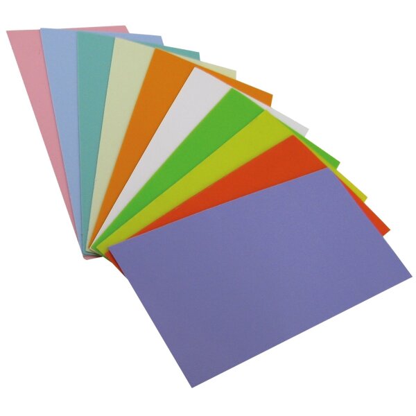 Wachsplatten - 10 Farben sortiert - pastell