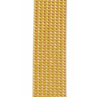 Verzierborte aus Wachs Perlenstreifen glanzgold 4 mm