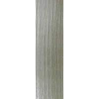 Verzierborte Flachstreifen aus Wachs 1 mm -  glanzsilber