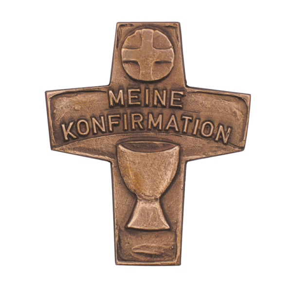 Bronzekreuz -  Meine Konfirmation - Sonderpreis Solange Vorrat