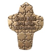 Andenkenkreuz - Jesus h&auml;lt uns alle zusammen