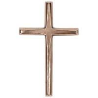 Schlichtes Wandkreuz aus Bronze