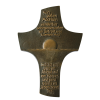 Bronzewandkreuz - Von guten M&auml;chten