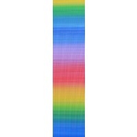 Verzierborte aus Wachs  - Flachstreifen 3 mm -  Regenbogen