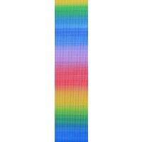 Verzierwachsstreifen Flachstreifen 3 mm -  Regenbogen