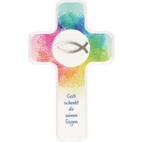 Kinderholzkreuz - Gott schenkt dir seinen Segen