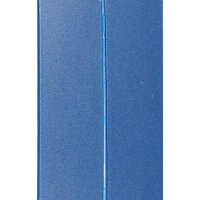 Verzierwachsstreifen Flachstreifen 20 mm -  mittelblau perlmutt