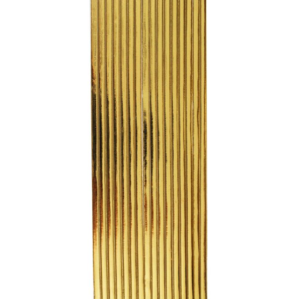 Verzierborte aus Wachs - Flachstreifen 3 mm -  glanzgold