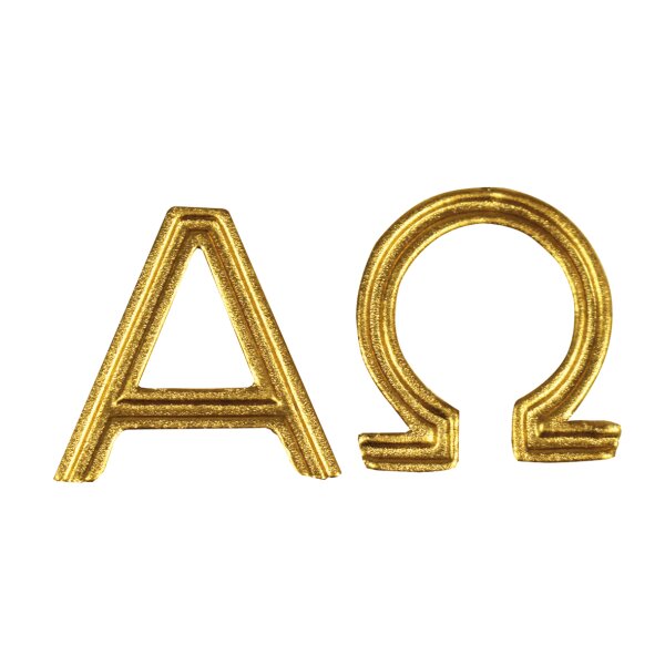 Wachsauflage A/O gold, 3 cm