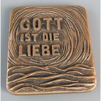 Wandplakette -Gott ist die Liebe