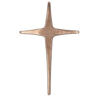 Schlichtes Bronzekreuz 20 cm