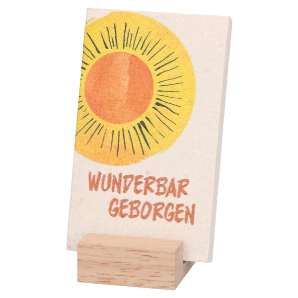 Natursteintafel  - Wunderbar geborgen