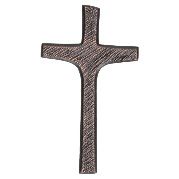 Wandkreuz aus Bronze 15,8 cm