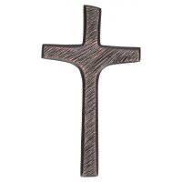 Wandkreuz aus Bronze 15,8 cm