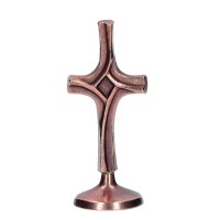 Stehkreuz -  Bronze poliert