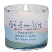 Windlicht aus Glas -  zur Firmung | Konfirmation - Geh...