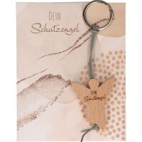 Schl&uuml;sselanh&auml;nger Holz - Dein Schutzengel