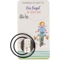 Fahrrad-Plakette - Ein Engel f&uuml;r deinen Weg -...